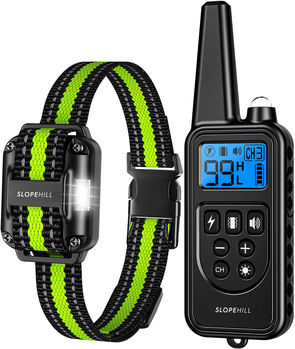 SLOPEHILL collar con 7 modos de entrenamiento para perros