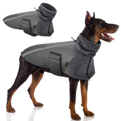 SlowTon abrigo perro invierno frente: protección contra el frío para paseos diarios