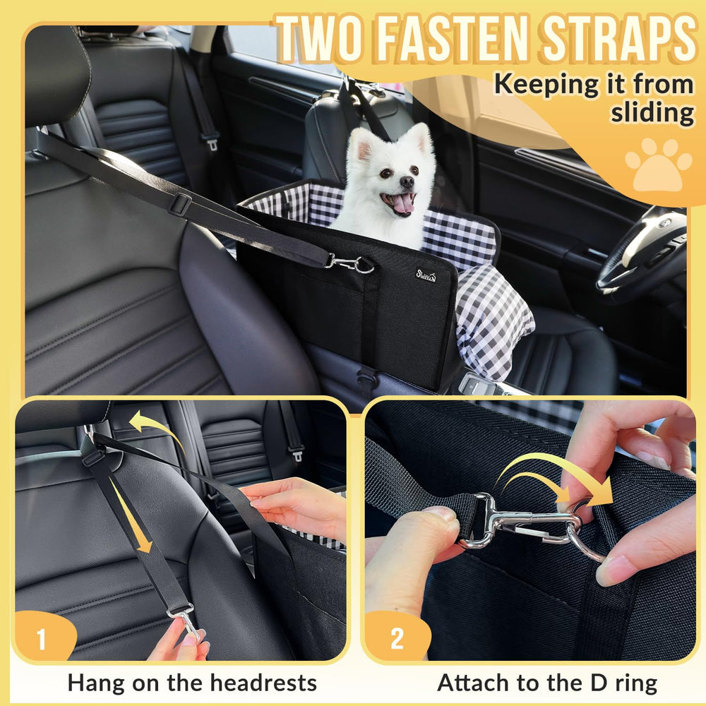 SlowTon acolchado-suave: descanso cómodo para tu perro en coche.