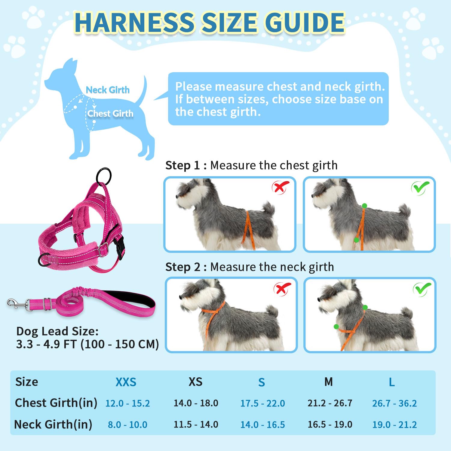 Arnés ligero SlowTon, perfecto para perros pequeños durante caminatas.