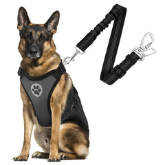 SlowTon arnés para perro coche ajustable, comodidad y seguridad.
