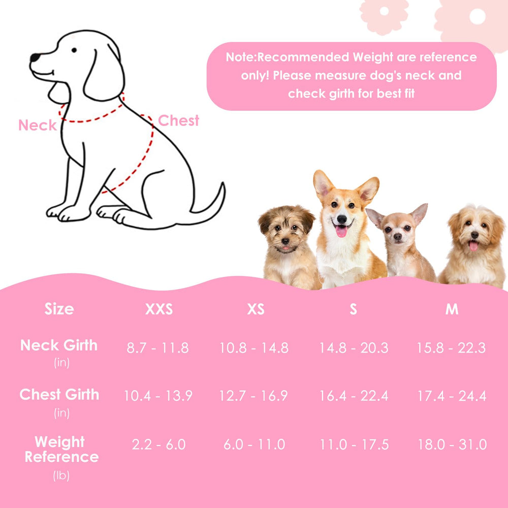 SlowTon arnés rosa con diseño estampado para mostrar la personalidad de tu mascota.
