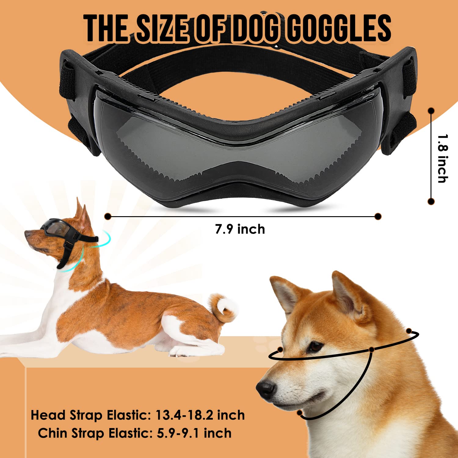 Talla ajustable SlowTon para casco de perro, compatible con diferentes razas