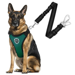 SlowTon cinturon seguridad perro coche con malla transpirable para mayor comodidad.