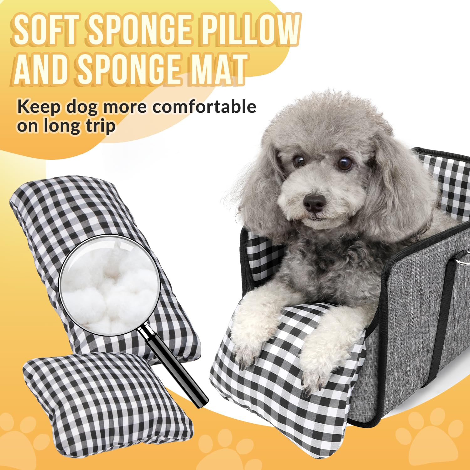 SlowTon para perros pequeños mide 16.5x8.6x8.6 pulgadas y admite hasta 11 libras.