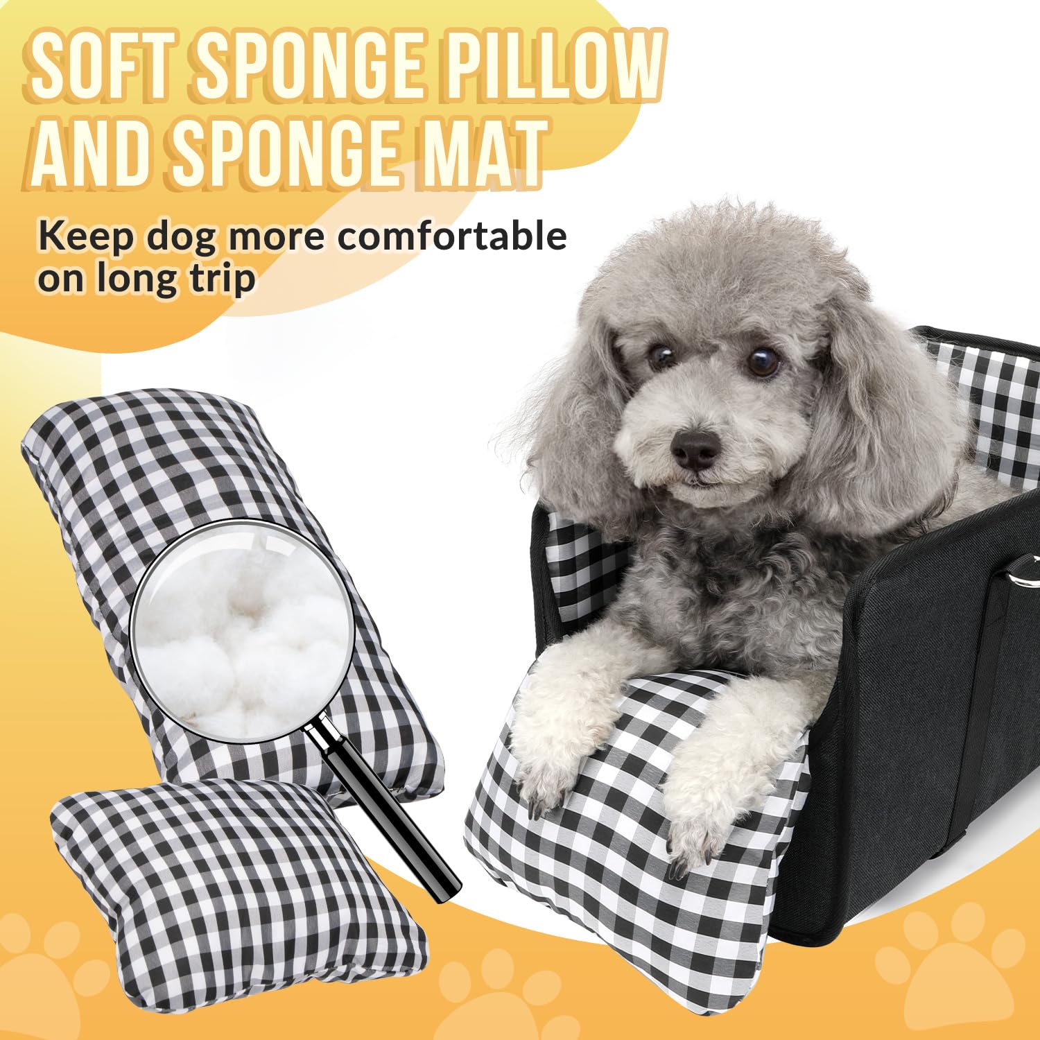 SlowTon evita-colapso: base estable para perros pequeños en coche.