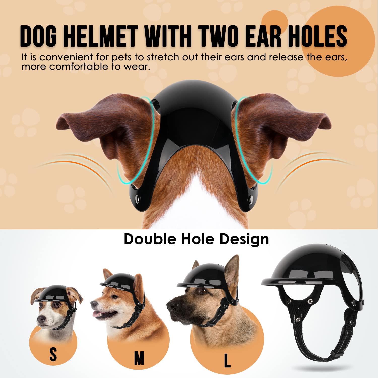 Gafas SlowTon para perro, protección UV y visión clara al exterior