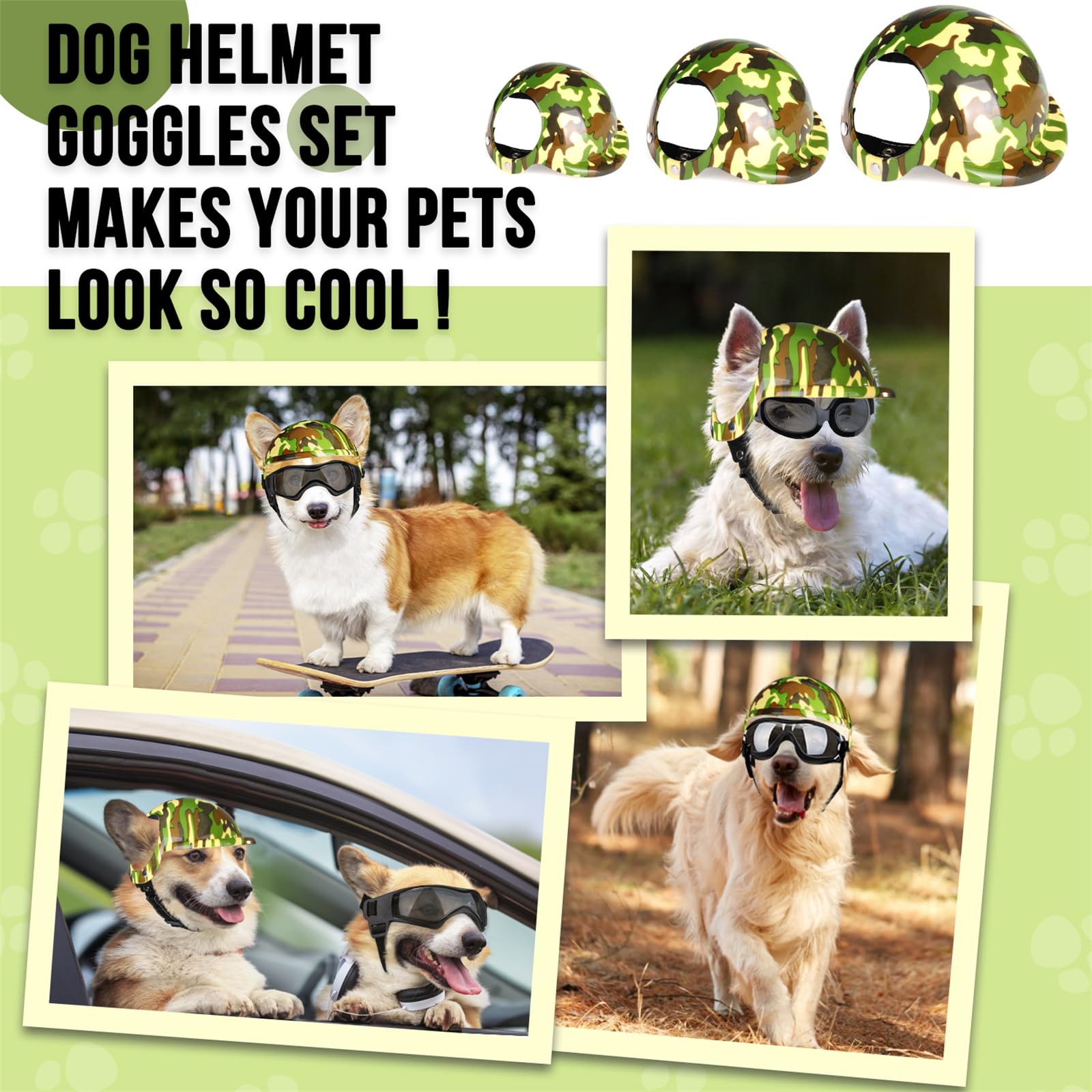 Guía de talla SlowTon para casco de perro, ajuste seguro.
