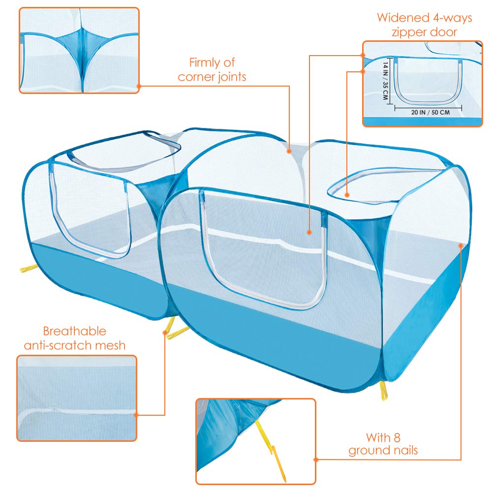 SlowTon malla transparente ventilada, permite visibilidad y aire fresco para tus mascotas