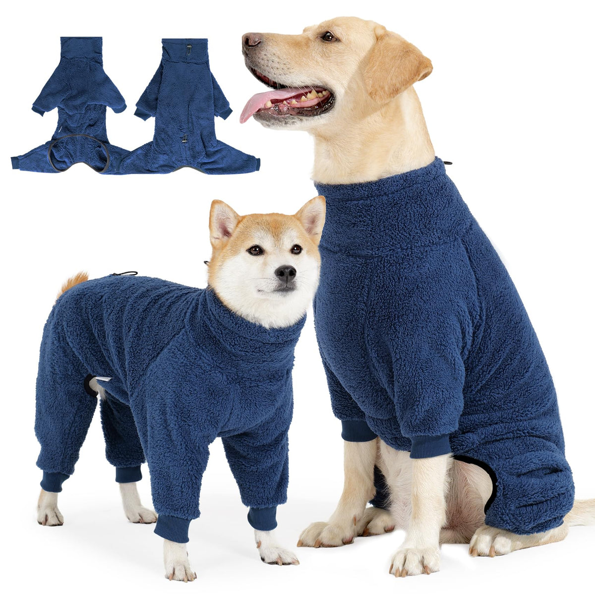SlowTon perro pijama pelo denso: mantiene calor y comodidad en invierno.