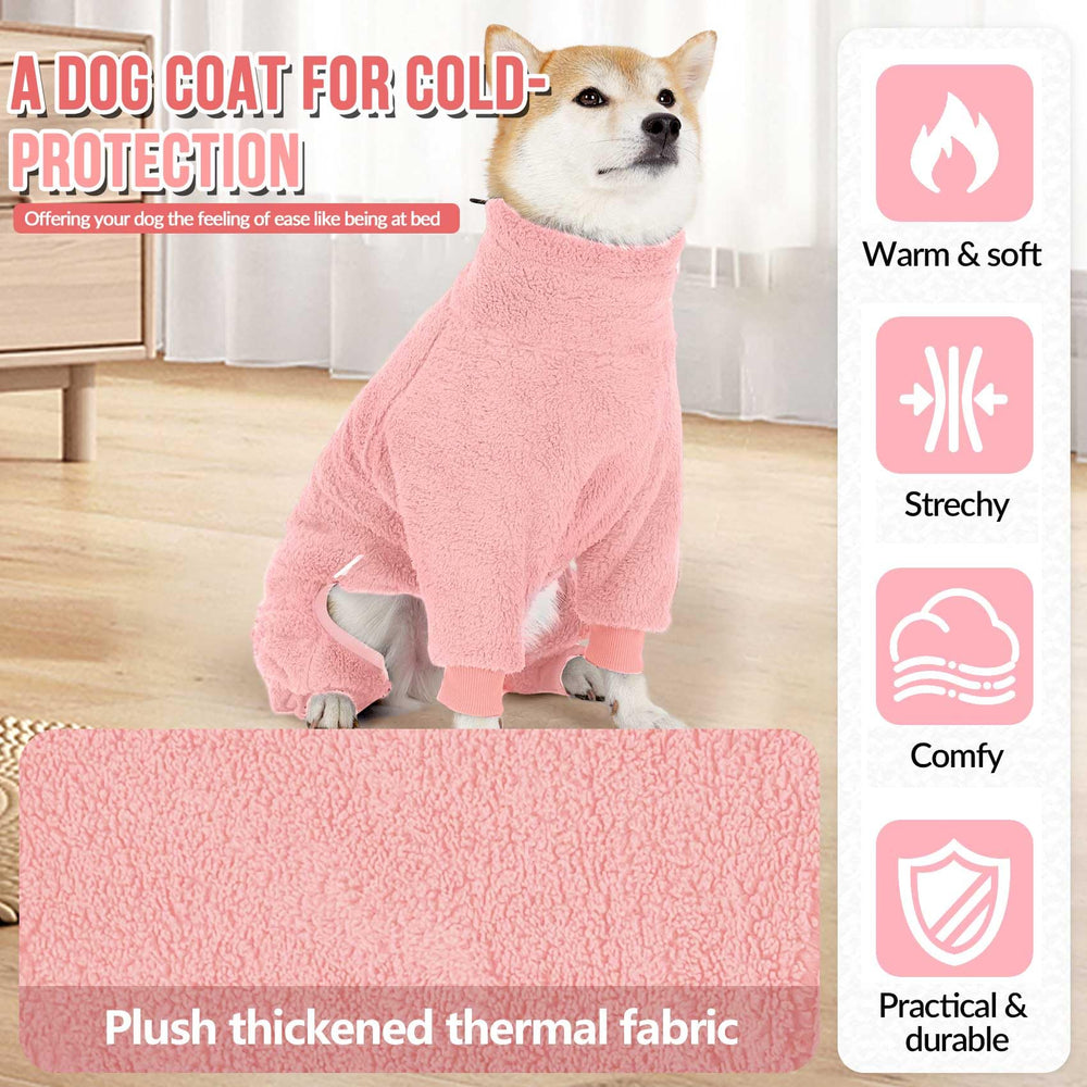 SlowTon pijama para perro, ajuste cuello y cola para mejor contención.