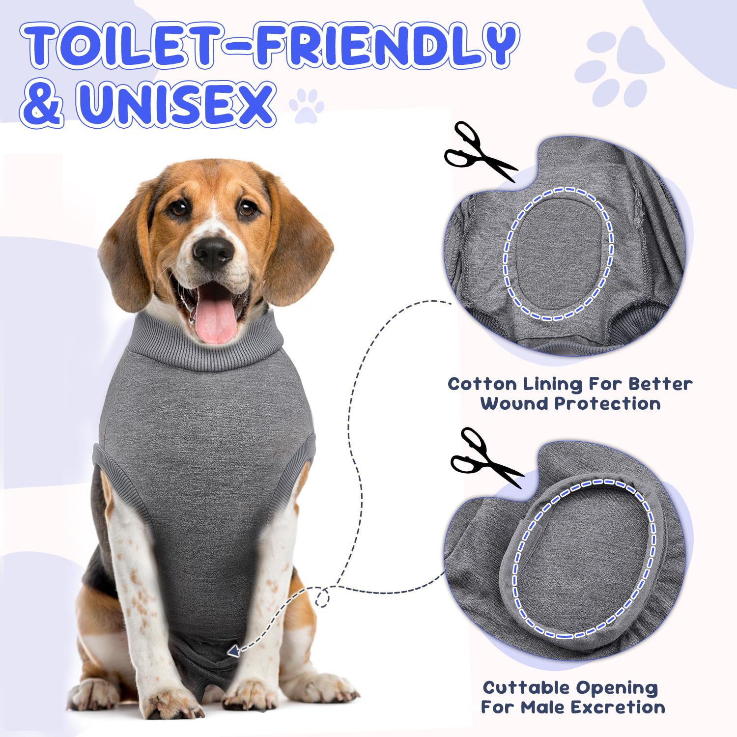 SlowTon abertura abdominal, protección de la herida y paso al baño sin quitar la prenda.