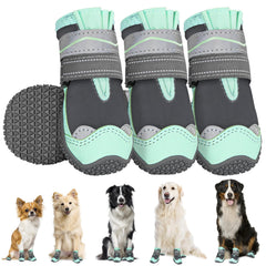 SlowTon impermeables para perros protegen patas durante paseos en lluvia