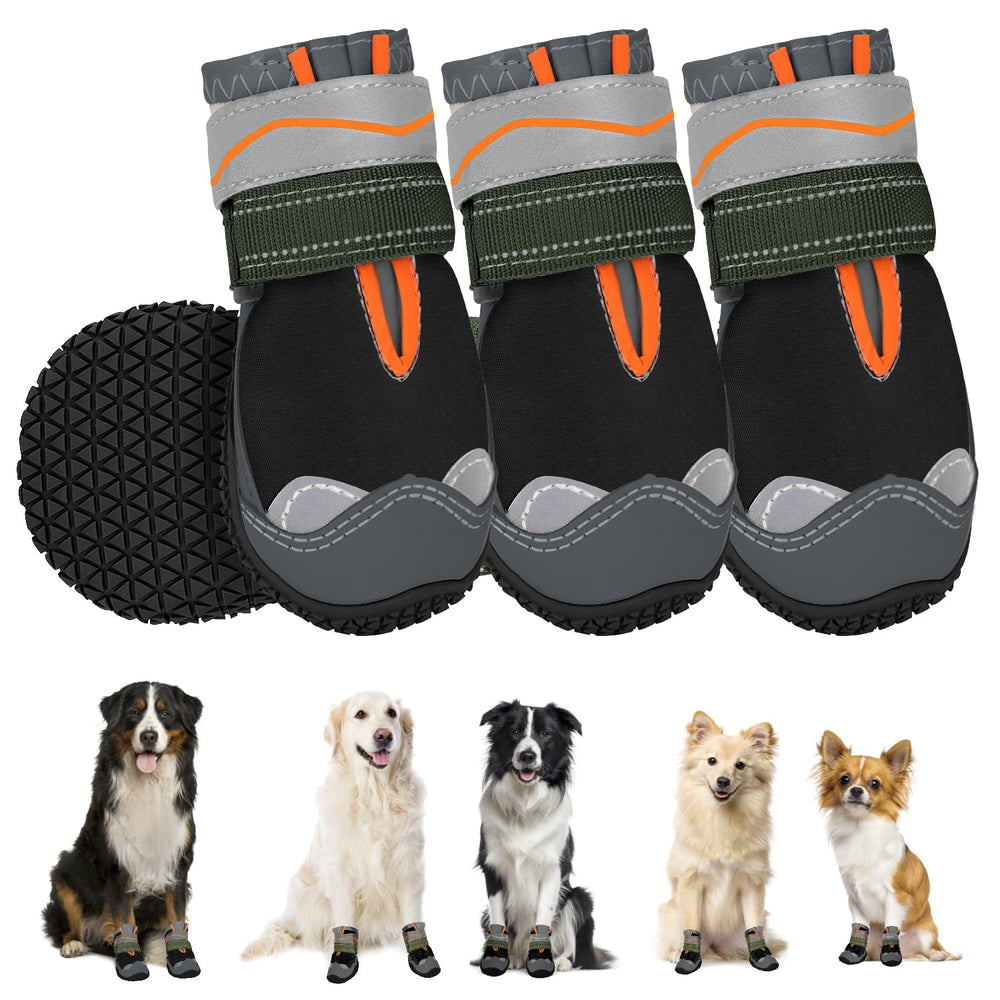 Zapatos SlowTon impermeables para perros protegen las patas en lluvia.