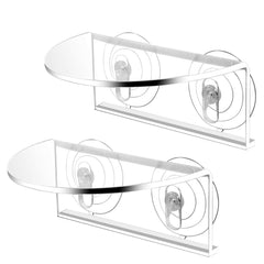 SLSON repisa acuario acrílica transparente ideal para plantas y adornos submarinos.
