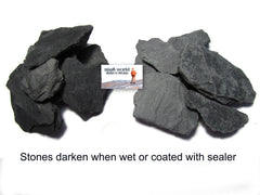 Small World Slate Stone: cavernas y montañas para peces, aspecto natural.