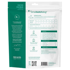 smallbatch: producto hecho en EE. UU. con carne criada de forma humana y orgánicos.