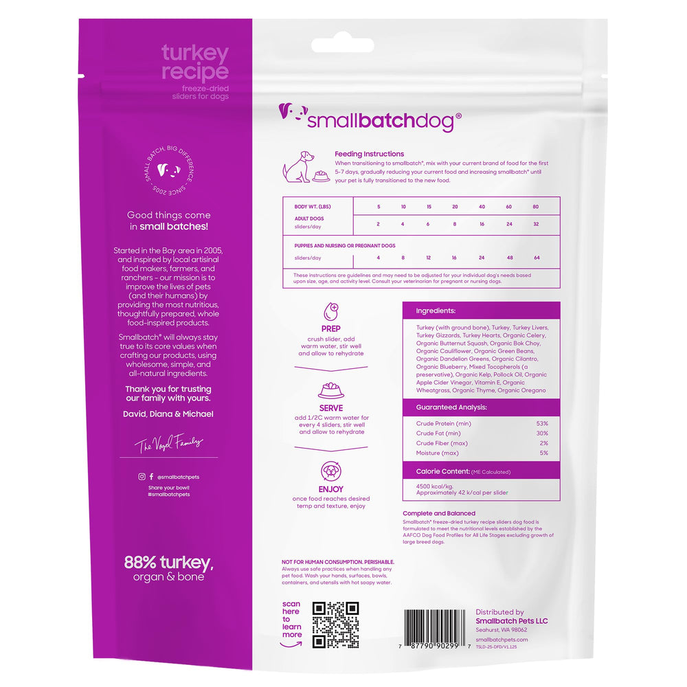 Smallbatch Pets verduras y frutas orgánicas para una nutrición equilibrada