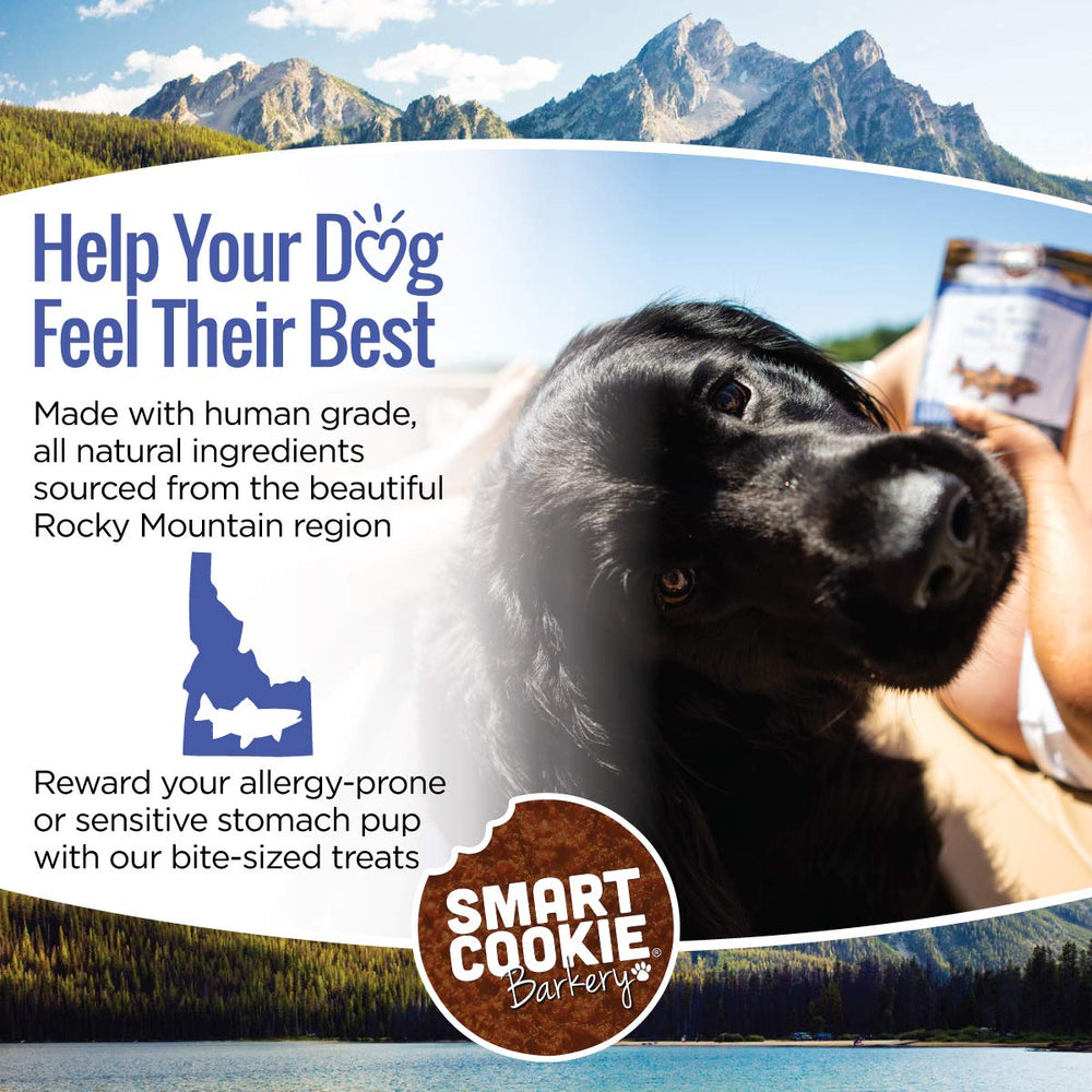Smart Cookie: snack bajo en calorías para perros activos.
