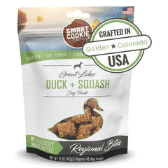 Smart Cookie: bolsa premios blandos pato y calabaza para entrenamiento canino.