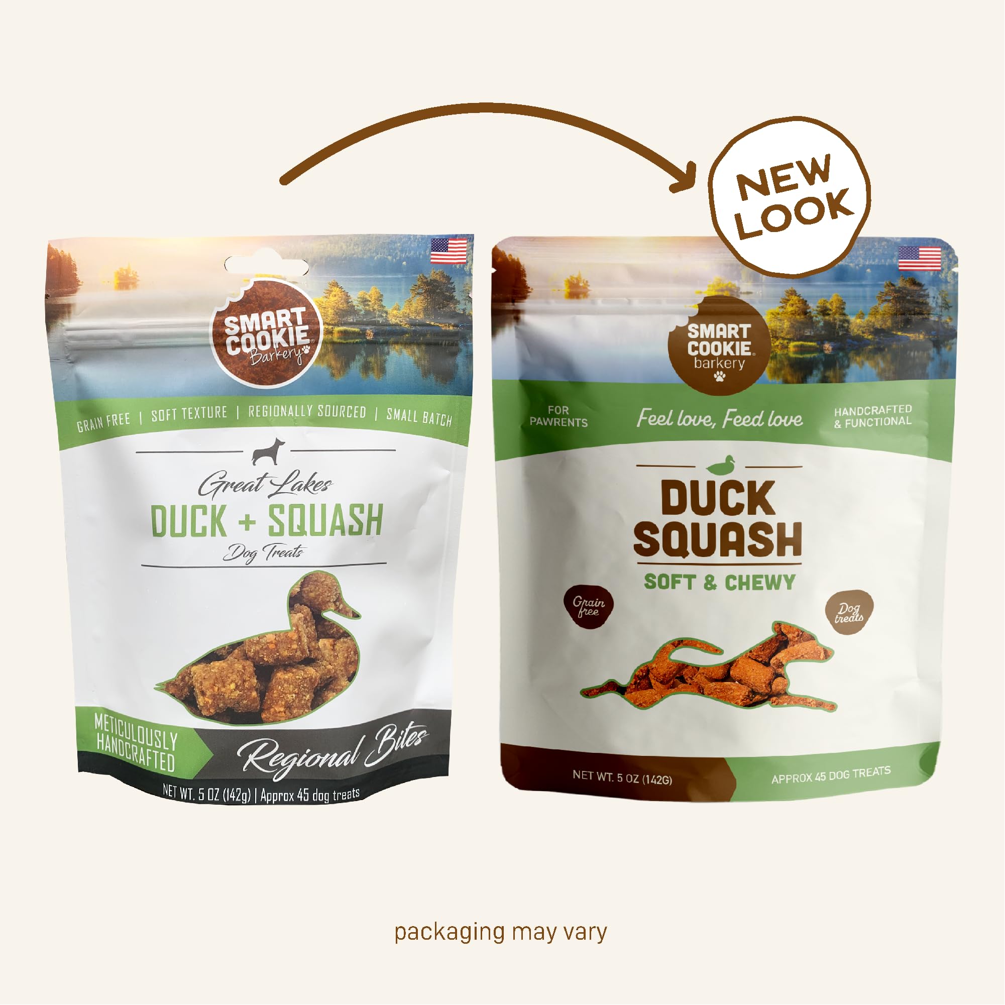 Presentación de Smart Cookie Duck & Squash 3 pack de 5 onzas