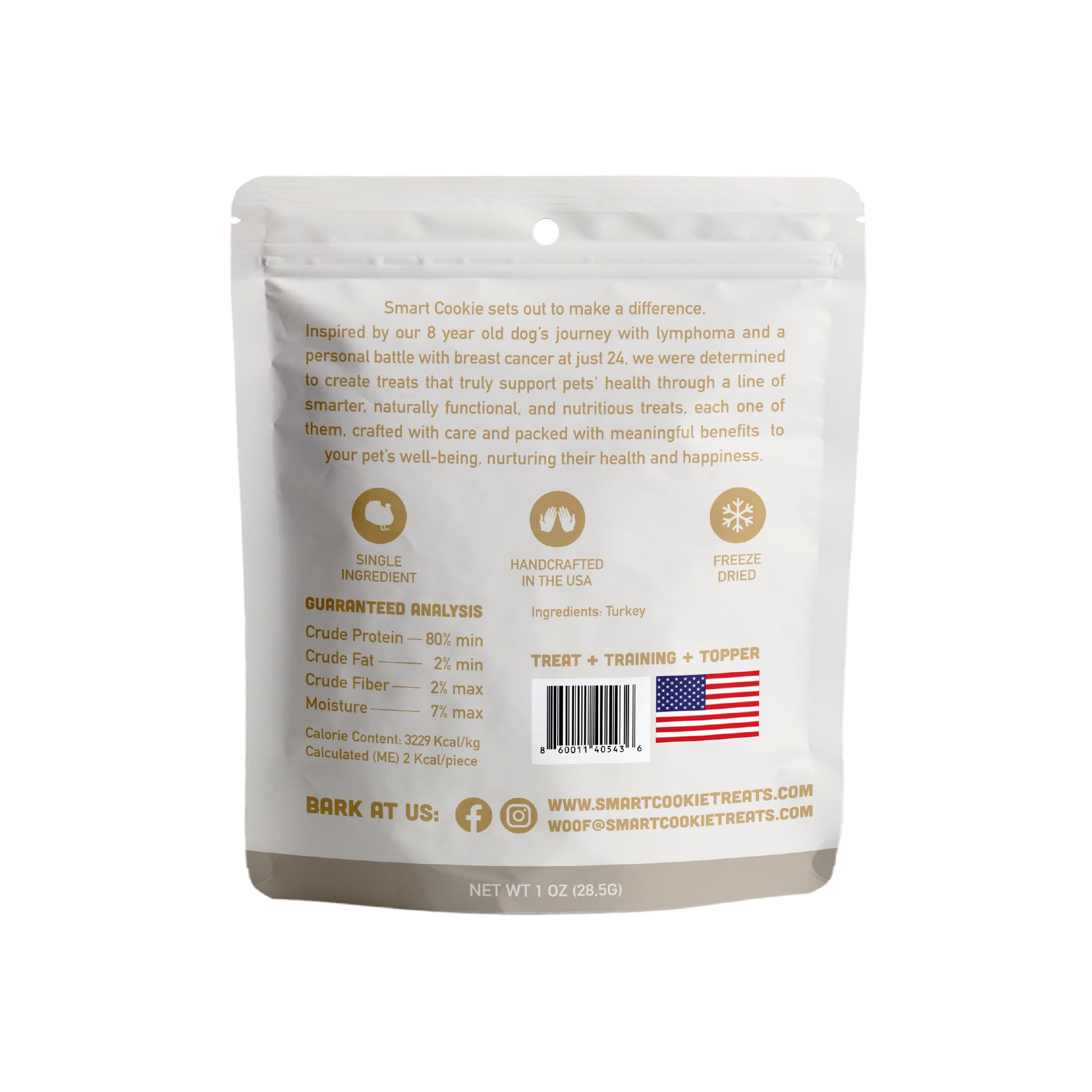 Smart Cookie Hechos en Estados Unidos: control de calidad en cada compra.