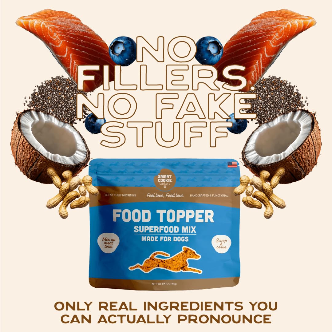 Smart Cookie Topper para perros exigentes, más sabor en cada comida.