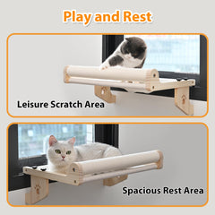 SMARTBEAN estructura de madera de alta calidad para un descanso estable junto a la ventana.