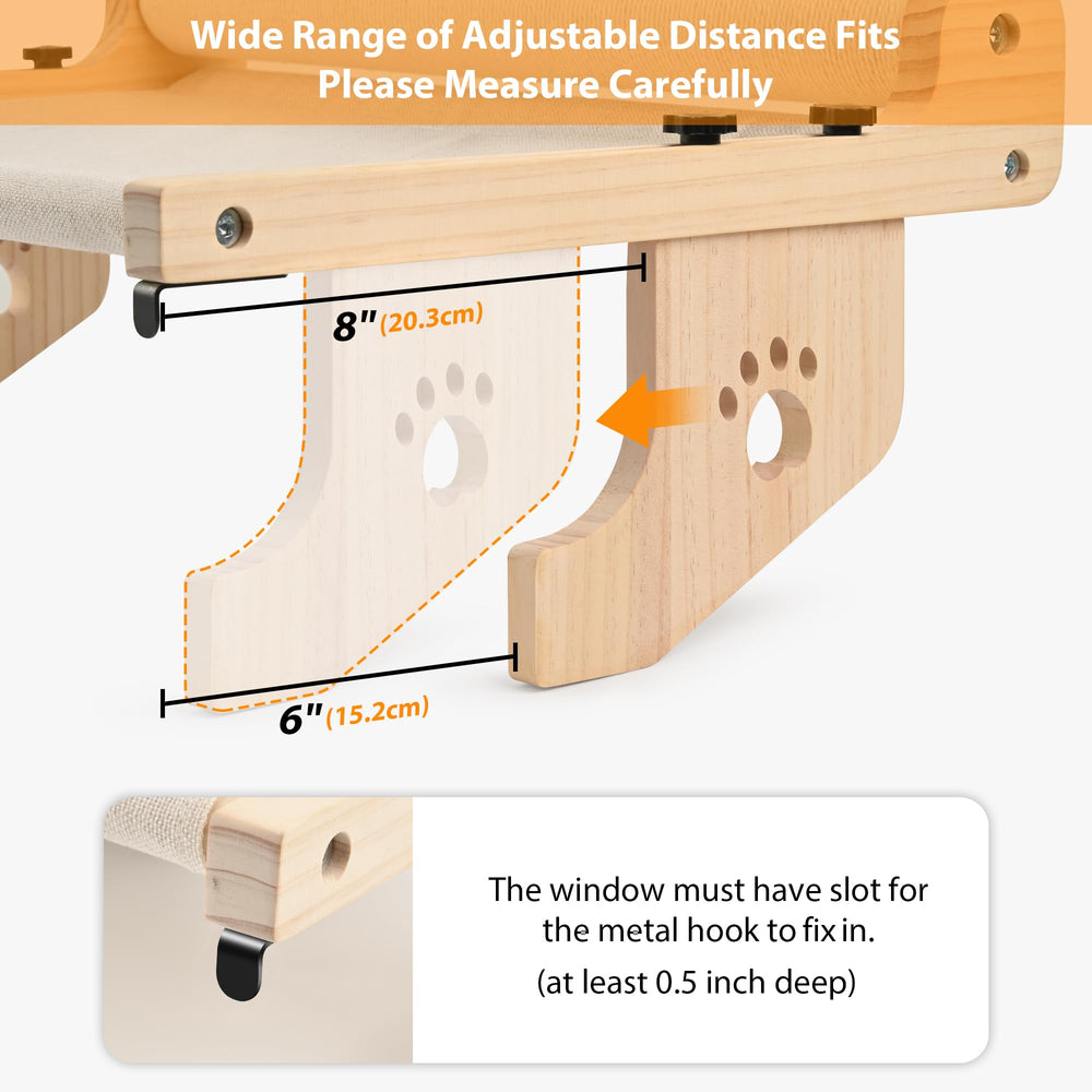 SMARTBEAN poste rasca para ventana que protege muebles y entretiene al gato.