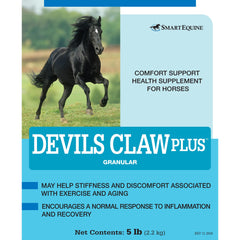 SmartEquine Garra del Diablo Granulado, mezcla diaria para apoyar las articulaciones de caballos activos.