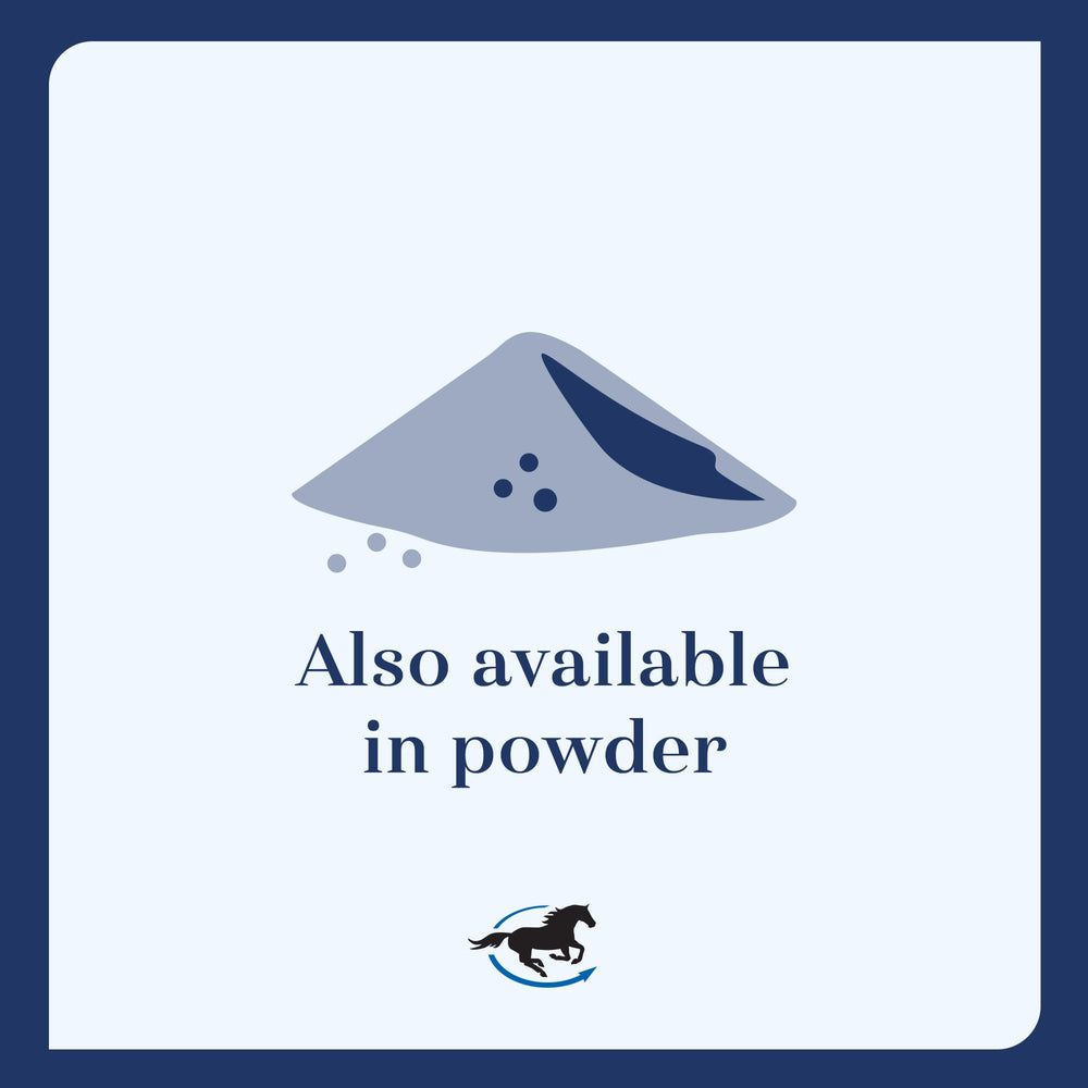 SmartEquine Gut Pellets: presentación compacta, ideal para viajes.
