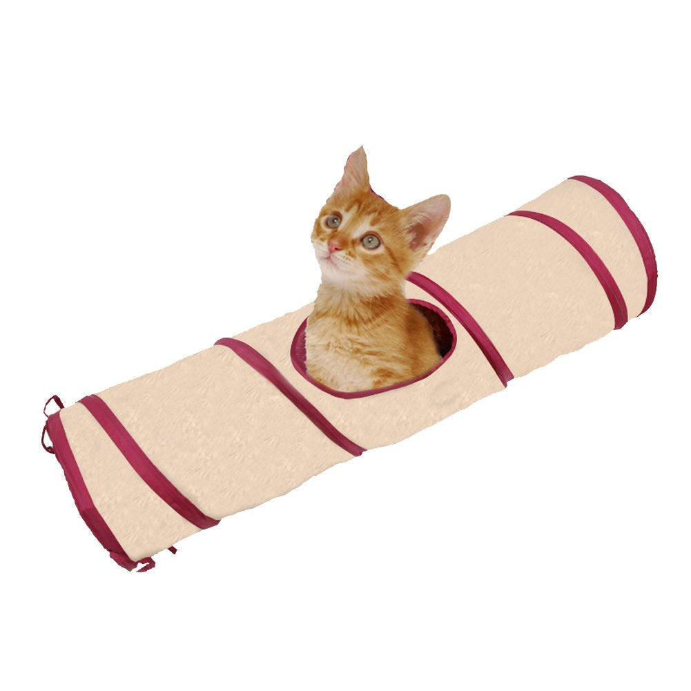 SmartyKat Crackle Chute, túnel exterior con sonido crujiente que estimula exploración y juego activo.