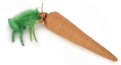 Karrot Crinkle Kicker naranja de SmartyKat con peluche suave para abrazar