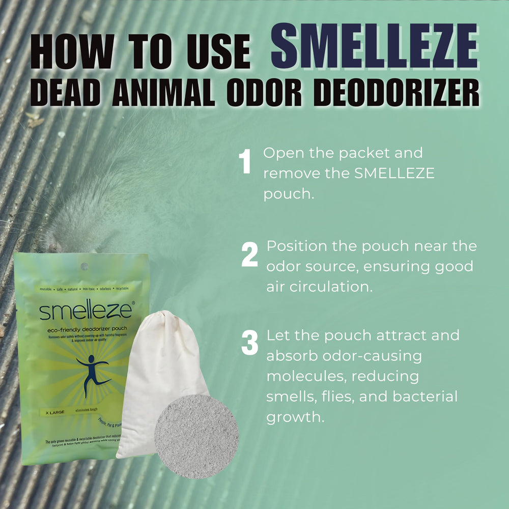 SMELLEZE hecho en EE. UU.: producto fabricado en Estados Unidos.