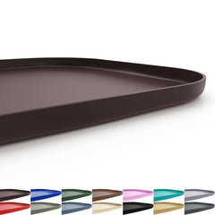 SMILOOL, alfombrilla de alimentación con borde elevado en silicona segura para mascotas; protege el suelo.