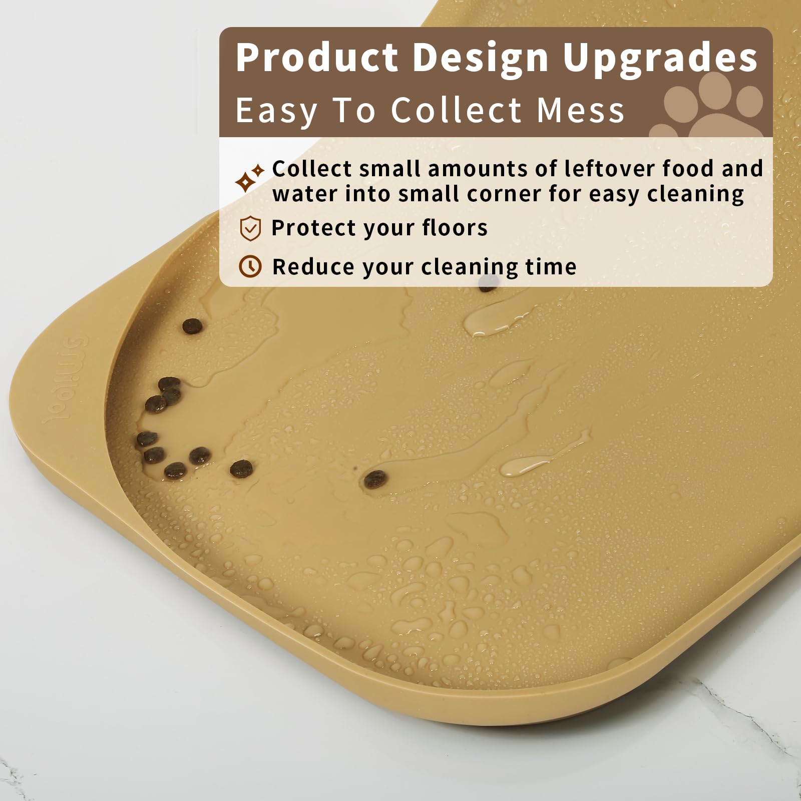 Smilool silicona-impermeable apta para comida de mascotas