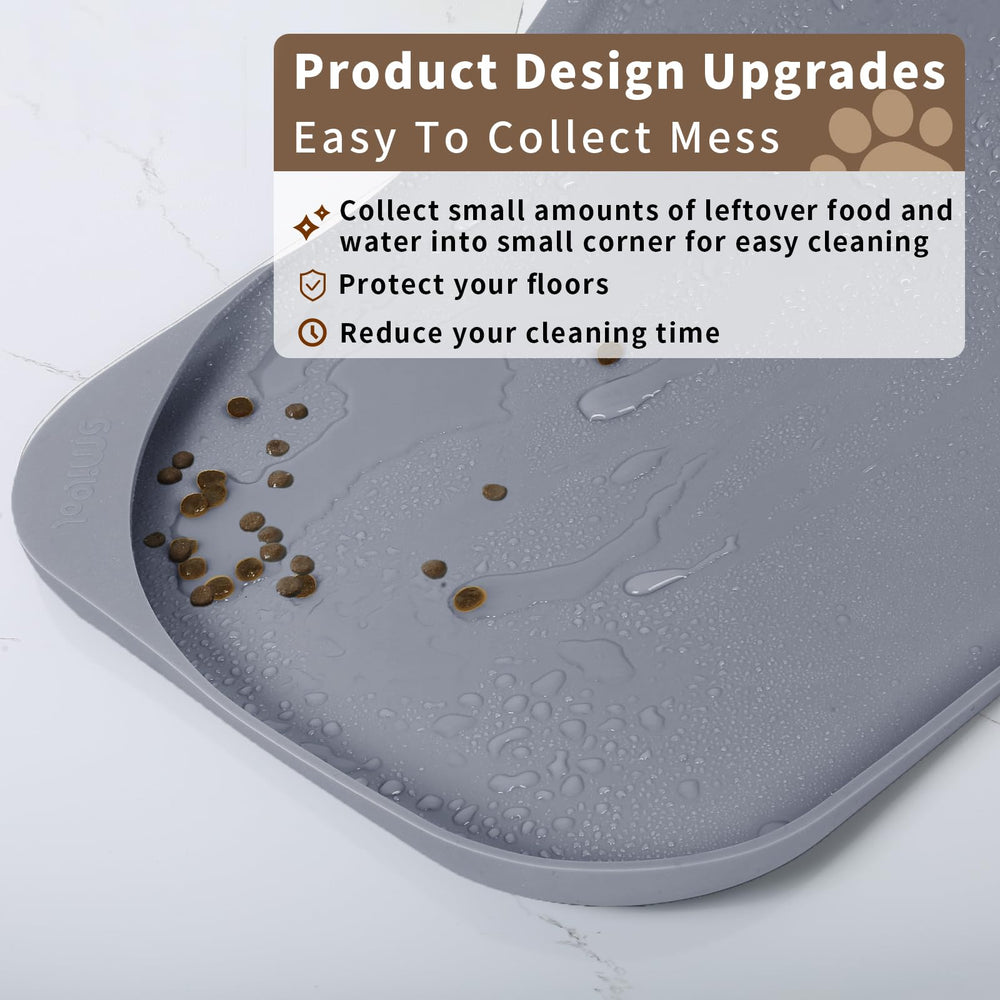Smilool tapete silicona libre de toxinas, seguro para comida de mascotas