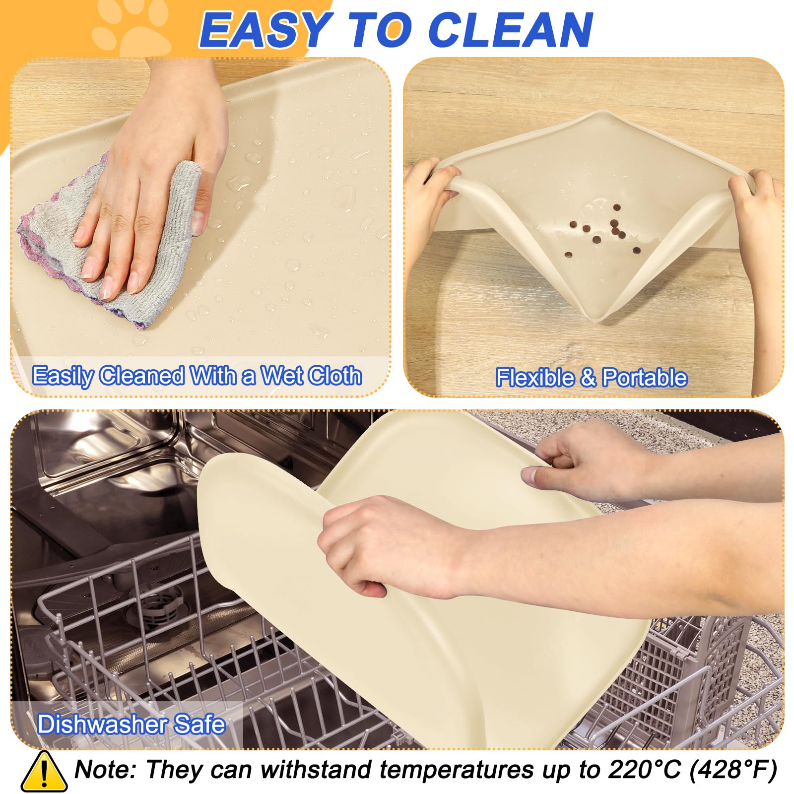 SMILOOL material silicona apto para alimentos y fácil de limpiar.
