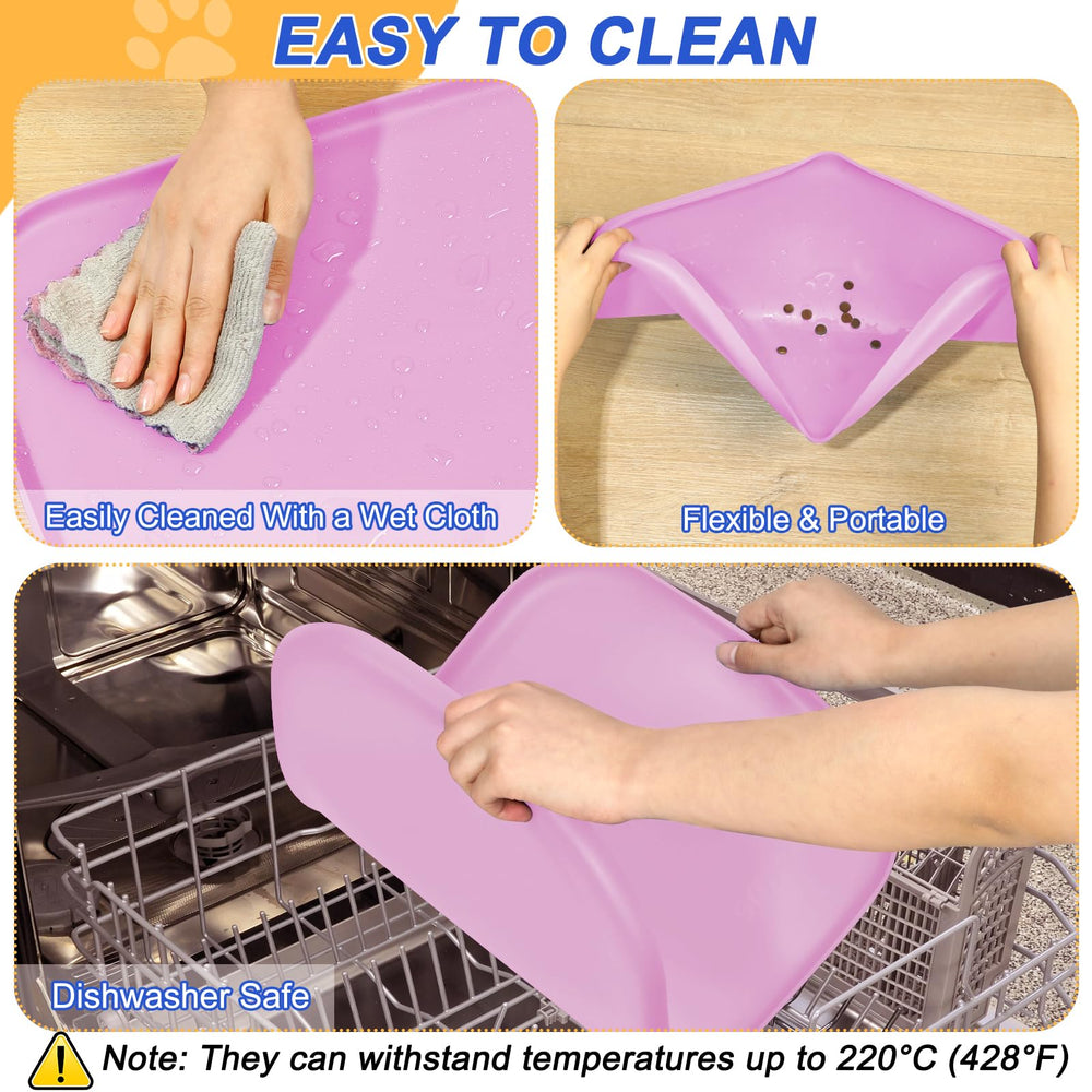 Protector para bebederos y cuencos SMILOOL, ayuda a contener derrames y salpicaduras.