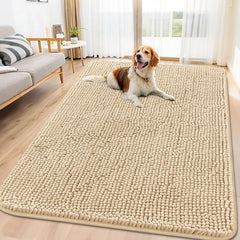 Smiry alfombra absorción de humedad para patas, ideal para secar al entrar.