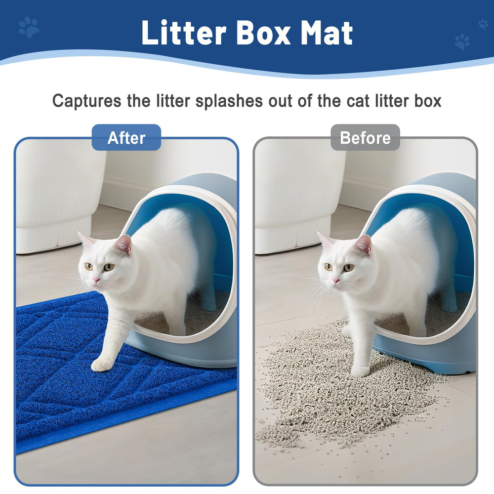 Alfombra Smiry para arenero ofrece confort y durabilidad para las patas del gato.