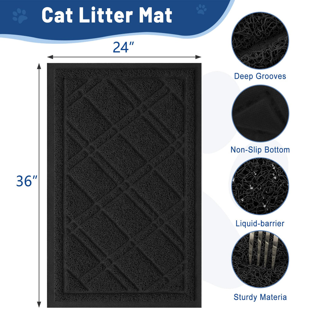 Alfombra Smiry impermeable evita filtraciones alrededor del arenero