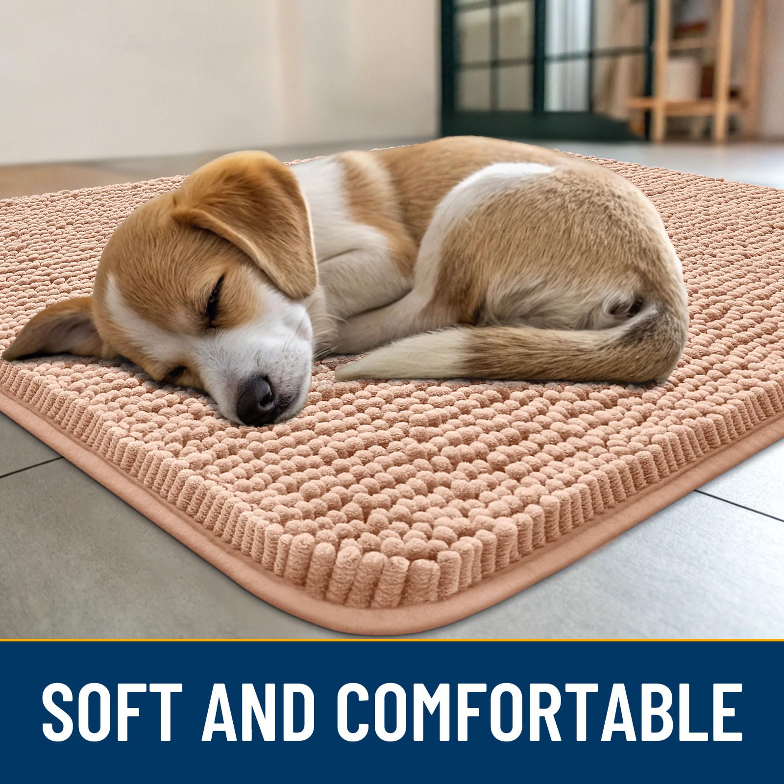 Smiry alfombra absorbente para eliminar humedad y suciedad de las huellas
