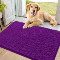Smiry alfombra de entrada absorbente que captura humedad y suciedad.
