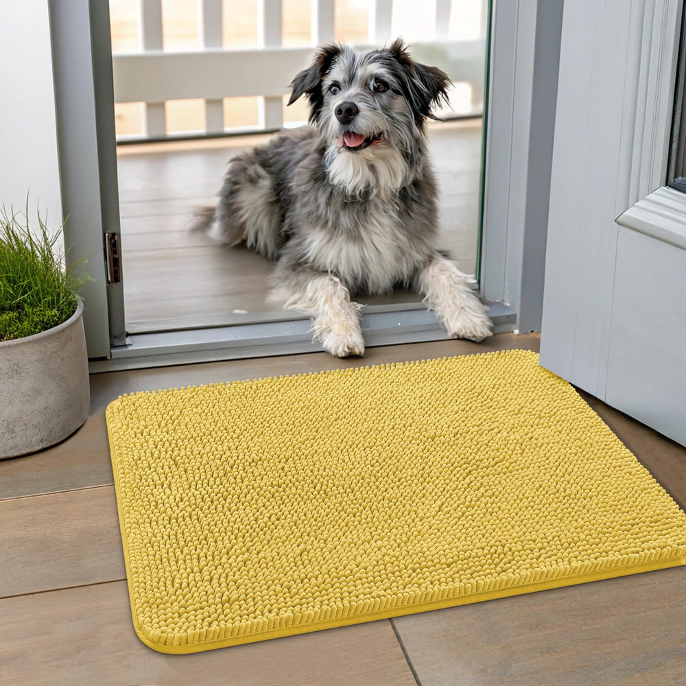 Smiry alfombra de entrada en chenilla suave para comodidad de tus mascotas.