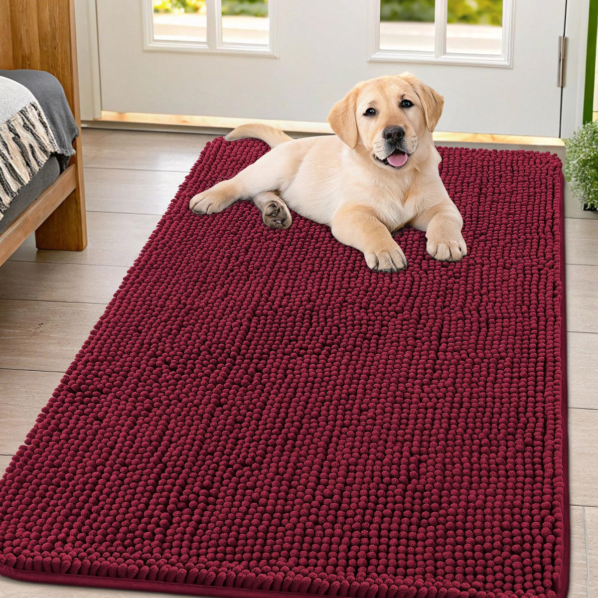Alfombra Smiry para la entrada: absorbe humedad y lodo de las patas.