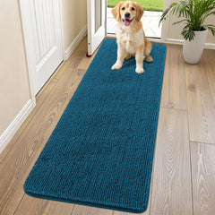 Alfombra Smiry de entrada para patas mojadas absorbe humedad y suciedad.