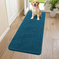 Smiry alfombra para perros absorbe humedad para entradas limpias