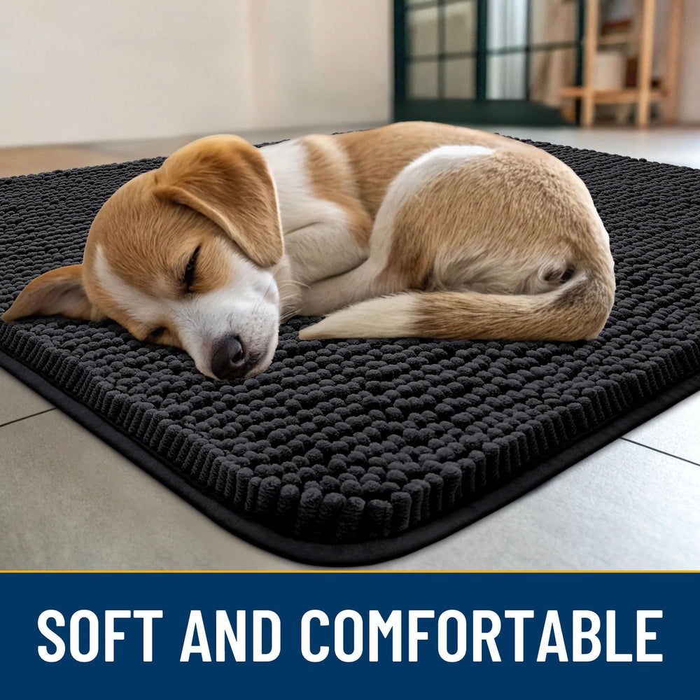 Smiry alfombra interior para puertas atrapa la suciedad de las patas mojadas.