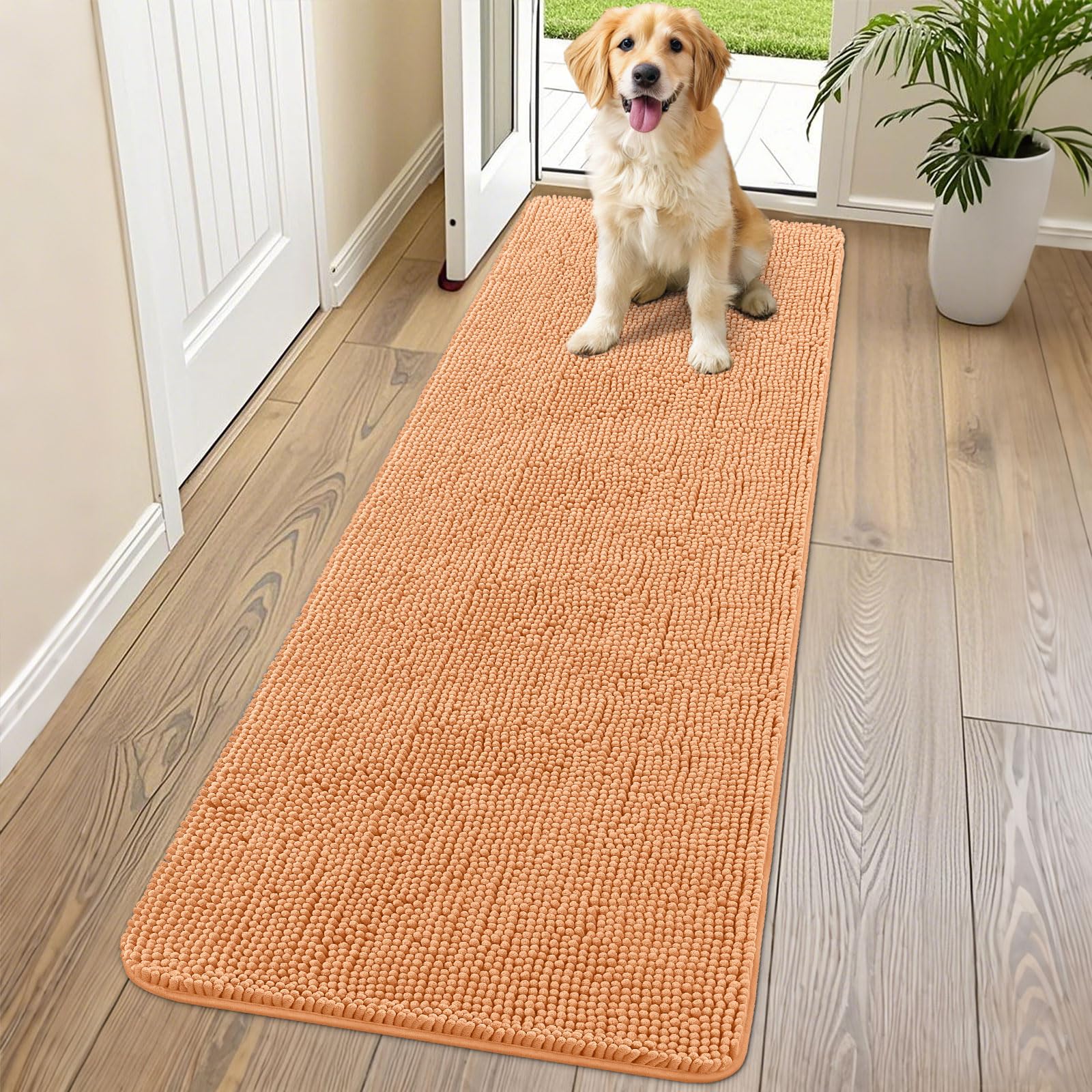 Smiry alfombra de entrada para perros, patas sucias y suaves